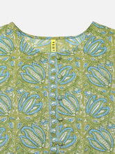 Women Cotton Ethnic Printed Kurta Trousers-VKSKD1266B